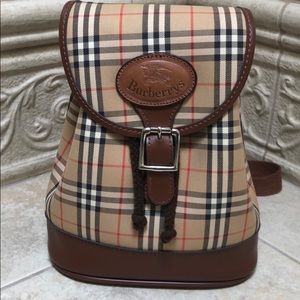 Burberry’s Cloth Backpack.